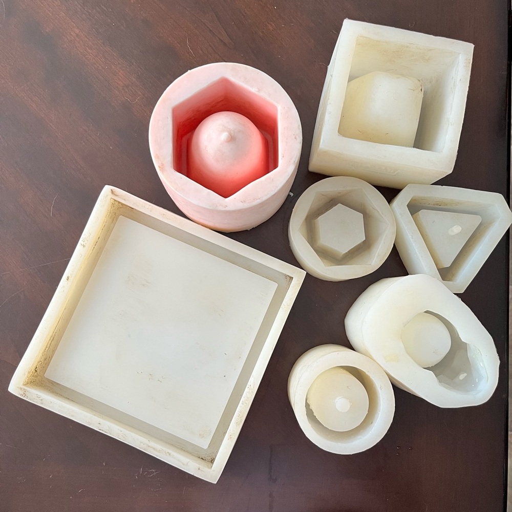 silicone plantet molds for acrylic or concrete
